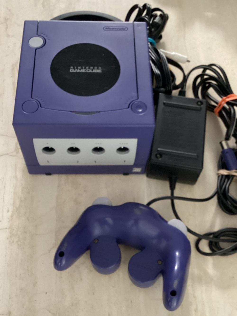 Nintendo GameCube Console and Controller Indigo OEM Working - Picture 4 of 16